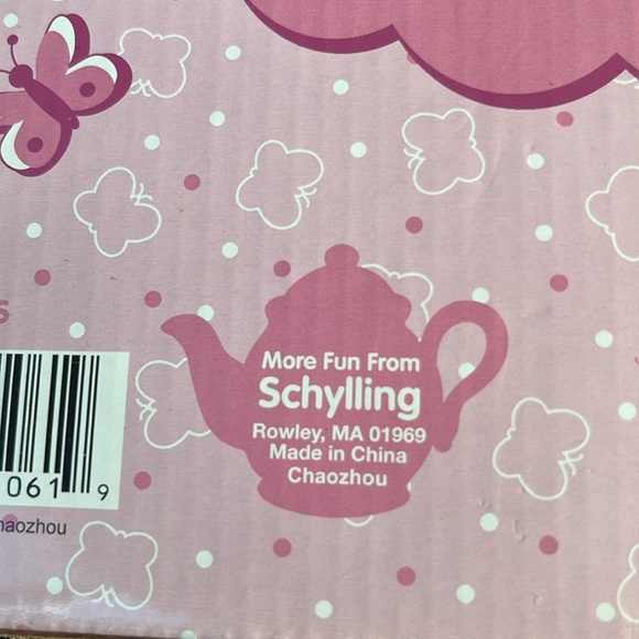Brand new with tags 13 piece Schylling Butterfly Tea Set - Picture 8 of 8